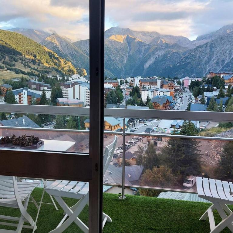 Résidence Diamant 1 - Appartement 4 pers. exposé plein sud avec une vue imprenable sur les montagnes au centre de la station MAE-5621 - Studio - 12