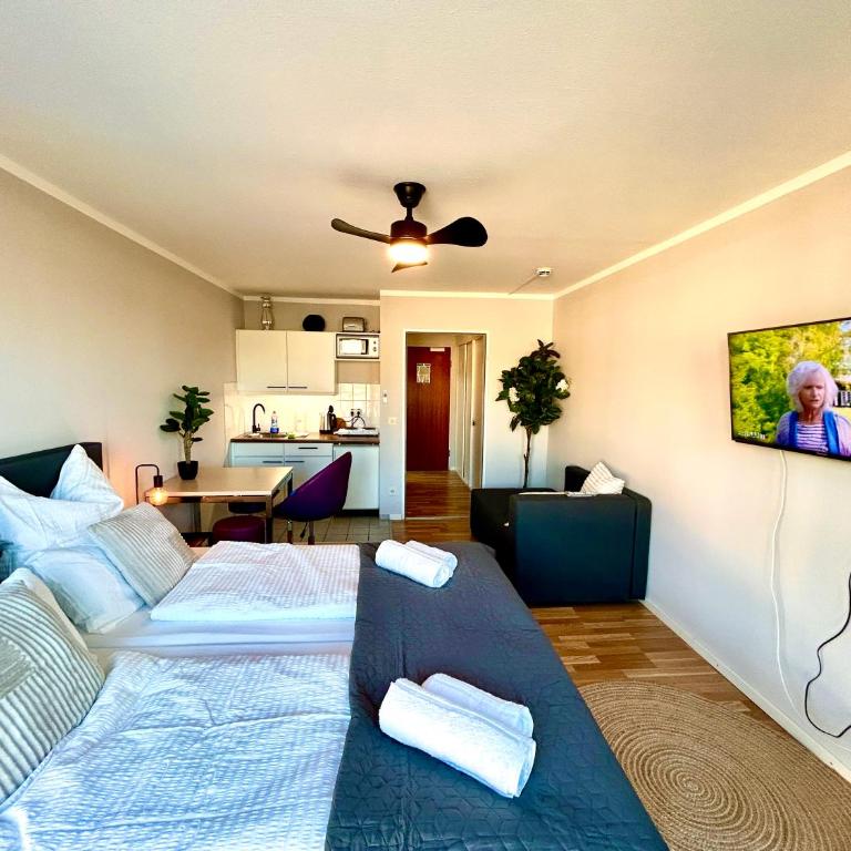 Stayando Cozy Apartment Munich City Center - Estudio Triple Estándar - 6