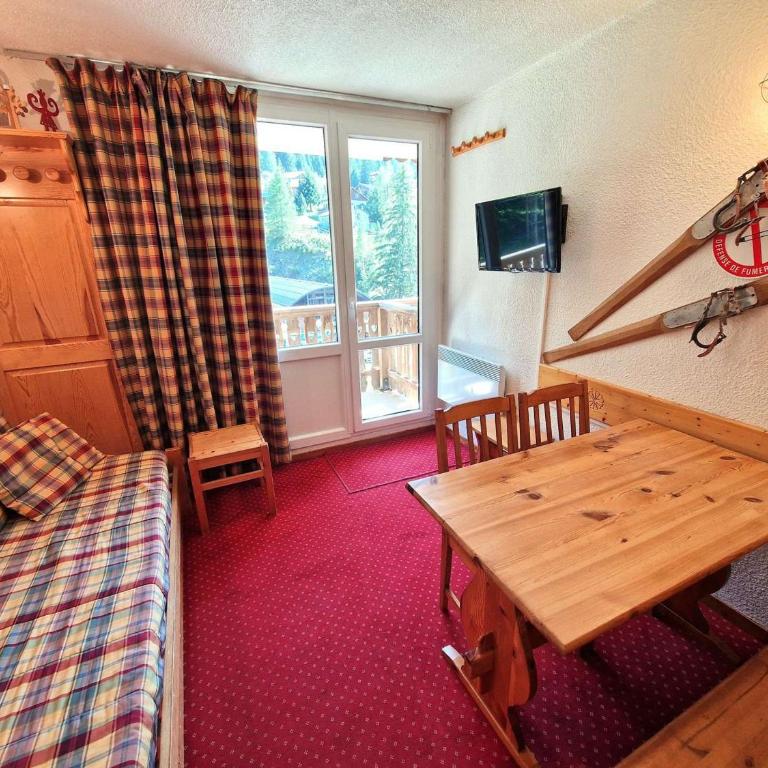 Studio en plein coeur de la station pour 4 personnes avec balcon, casier à skis et baignoire - FR-1-265-209 - Studio - 9