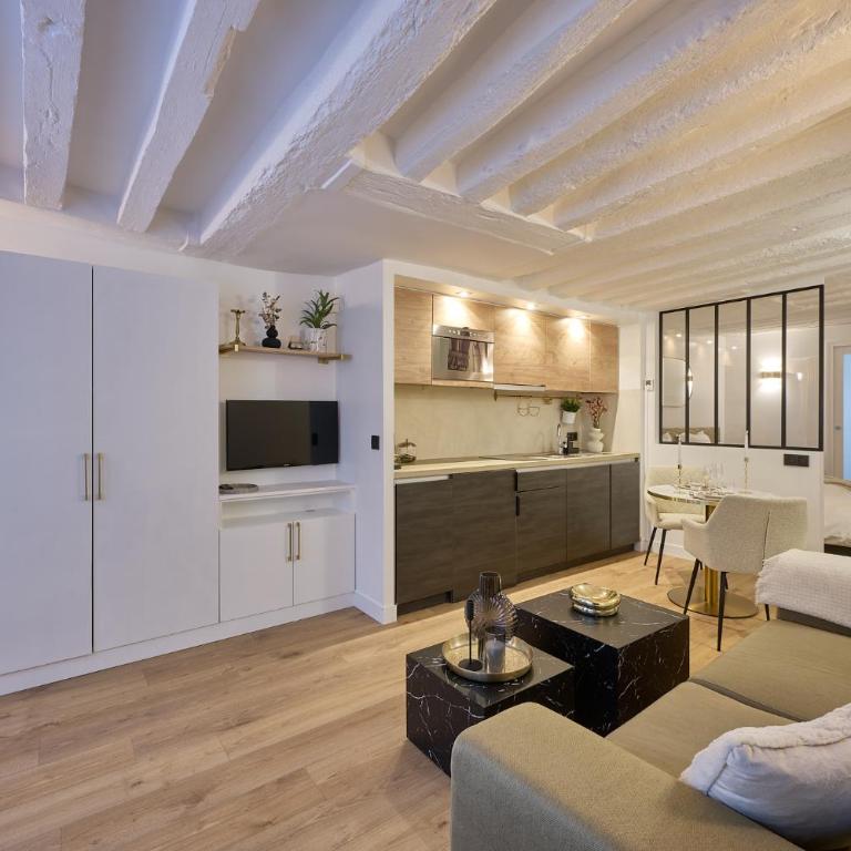 Paris Central Gem 9 Min Walk to Notre-Dame and Louvre - Appartamento Deluxe con 1 Camera da Letto - 16