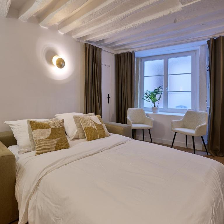 Paris Central Gem 9 Min Walk to Notre-Dame and Louvre - Appartamento Deluxe con 1 Camera da Letto - 9