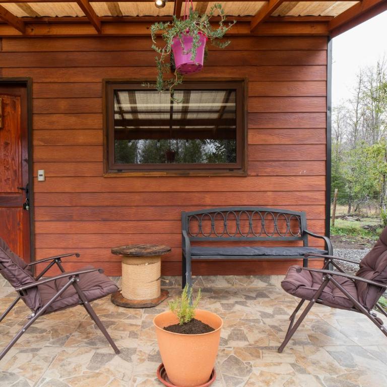 Pucón Rec-Lodge Cabaña Loro Tricahue - Two-Bedroom House - 26