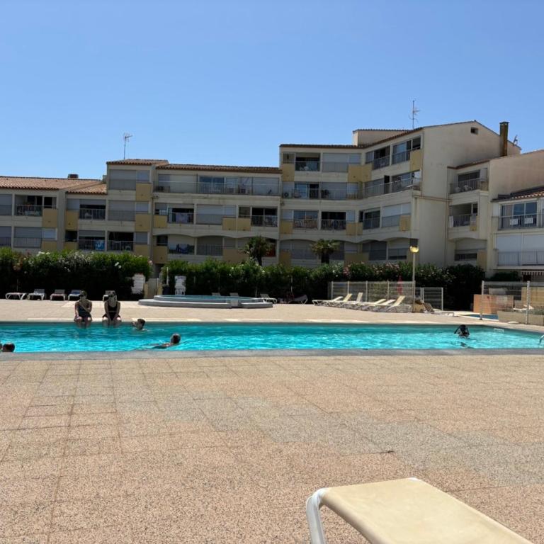 Le Cap d'Agde, Residence Le BAÏA,vue Mer, 20M de la plage, piscine - Appartamento con 2 Camere da Letto - 8