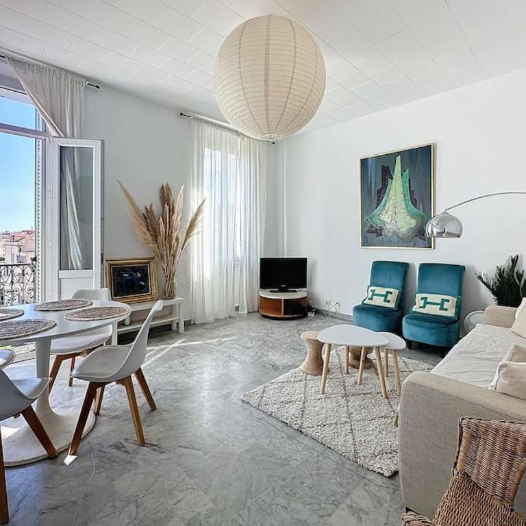 60m2 parking privé - 600m Palais & plages - Appartement 1 Chambre - 2