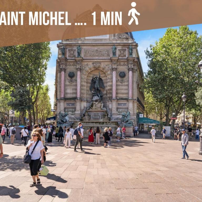 Paris Central Gem 9 Min Walk to Notre-Dame and Louvre - Appartamento Deluxe con 1 Camera da Letto - 27