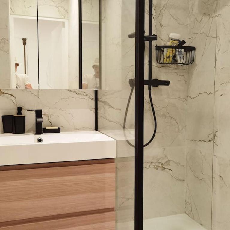 INS style 2 bdrs APT in 15arr cente 1mins to metro N15-128 - Appartement 2 Chambres - 12