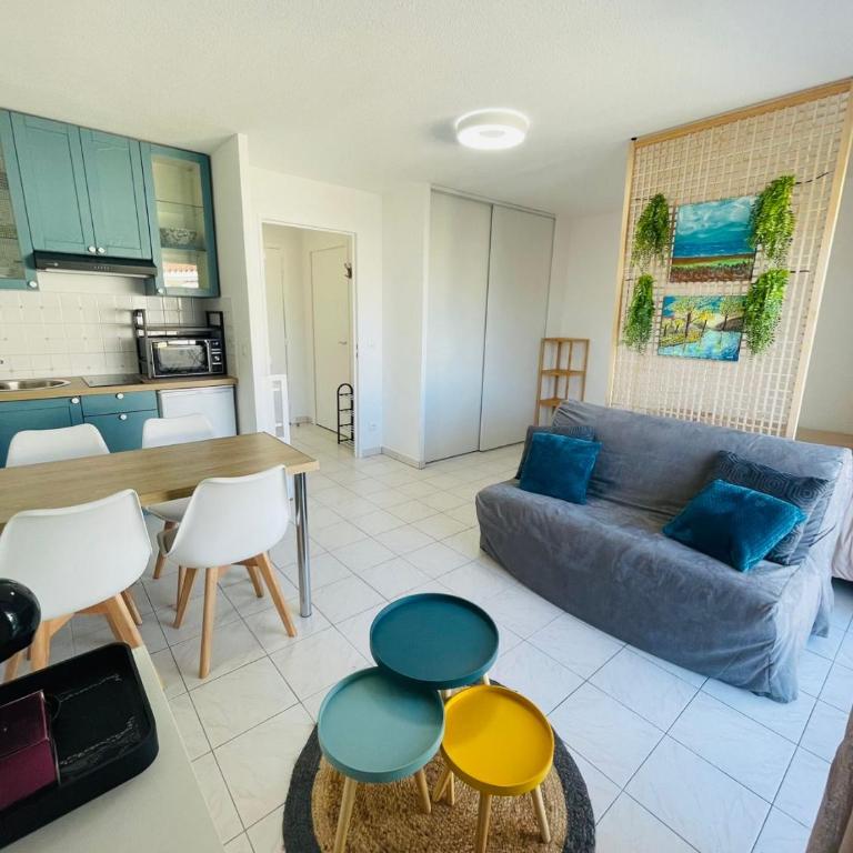 Studio climatisé - Port Fréjus, plage à 250m - Studio - 1