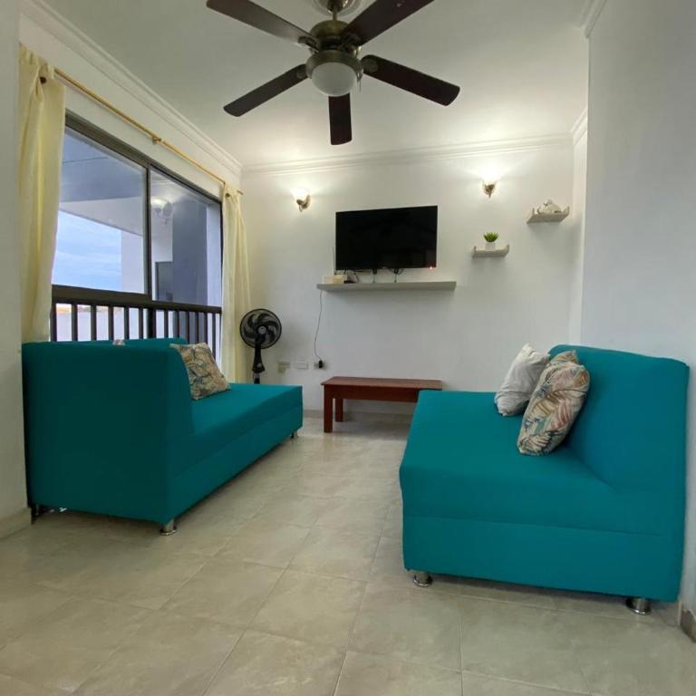 Apartamento Rodadero Los Laureles con Vista al mar y a la Bahía - Two-Bedroom Apartment - 3