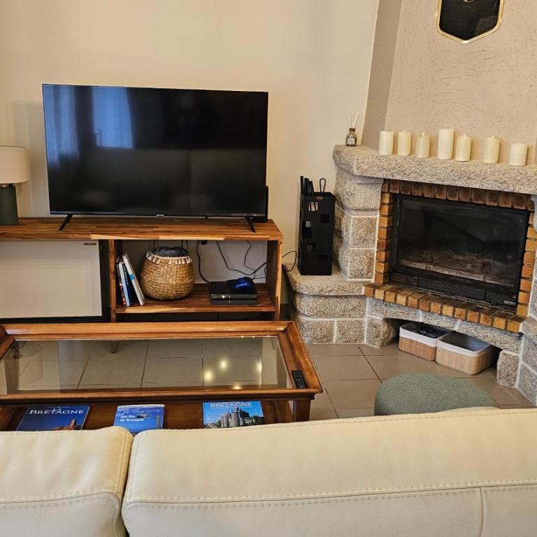 Kerlean, plage des Sables Blancs à 700m! - Maison 3 Chambres - 7