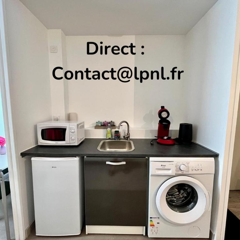 Le ptit chez soi by LPNL Studio confort RDC, Lit Queen, Arrivée autonome - Appartement 1 Chambre - 9