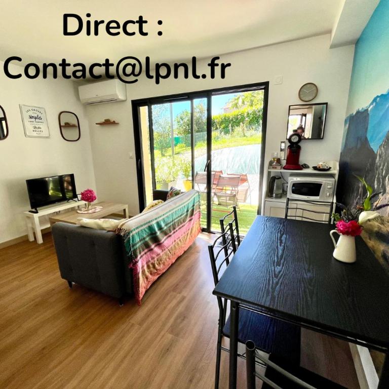 Gîte neuf au calme, RDC, Terrasse, Parking, 2 chambres, Clim - Appartement 2 Chambres - 20