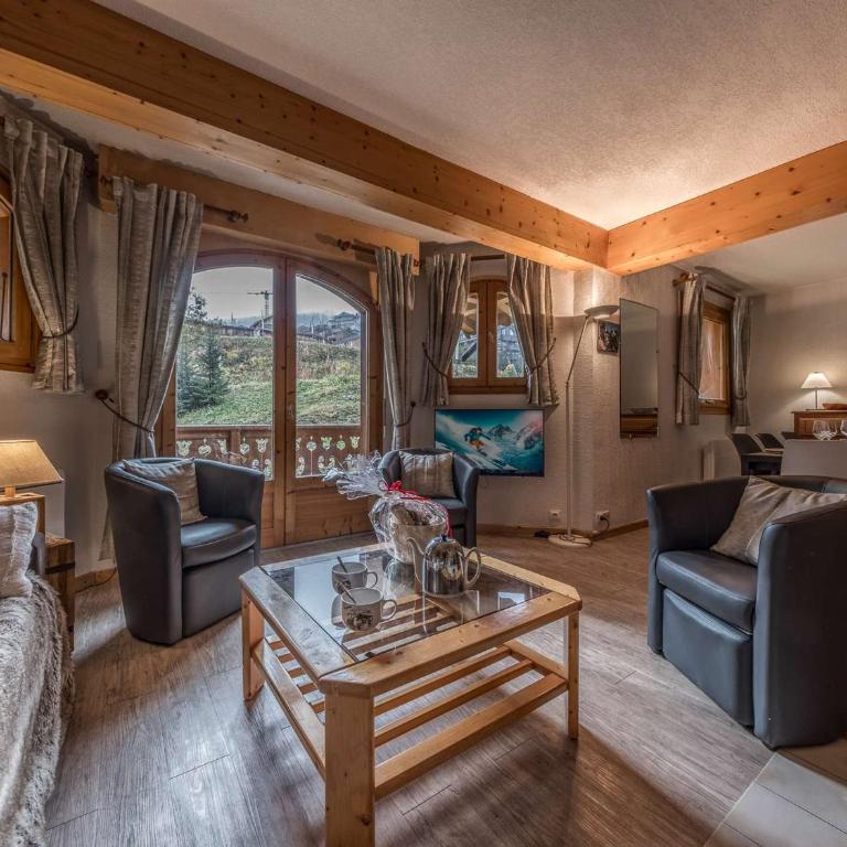 Duplex spacieux à Courchevel 1850 - 8 pers, pieds des pistes, cheminée, garage, Wifi inclus - FR-1-631-56 - Apartment (8 Erwachsene) - 1