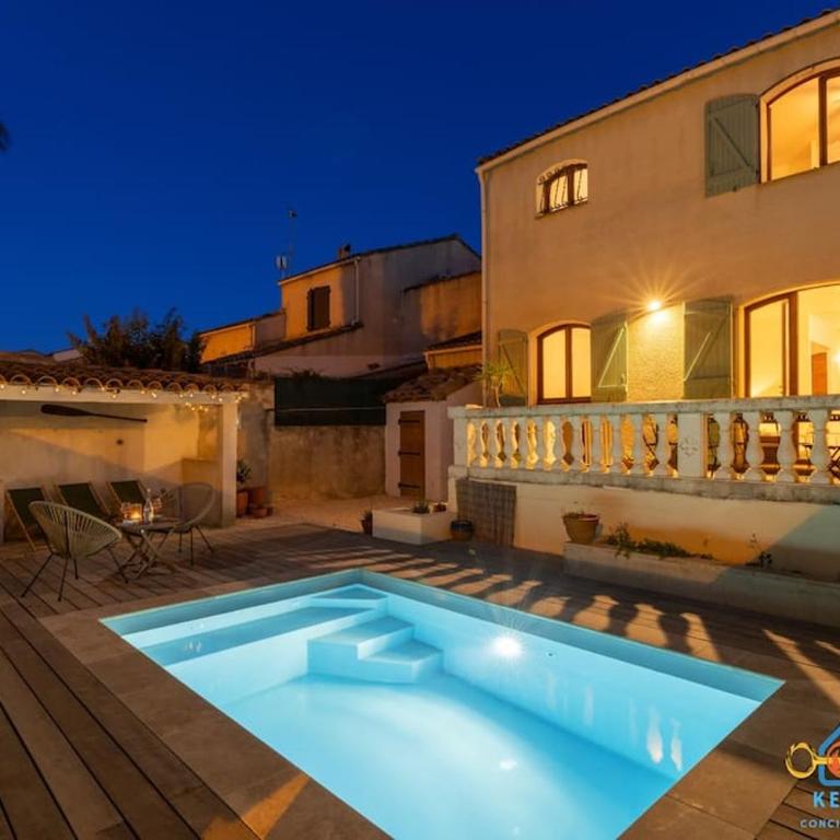 Maison Jade - Villa avec piscine - Barbecue - Calme - Four-Bedroom House - 1