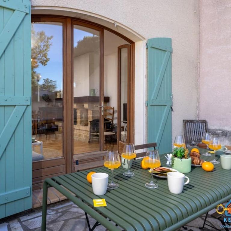 Maison Jade - Villa avec piscine - Barbecue - Calme - Four-Bedroom House - 24