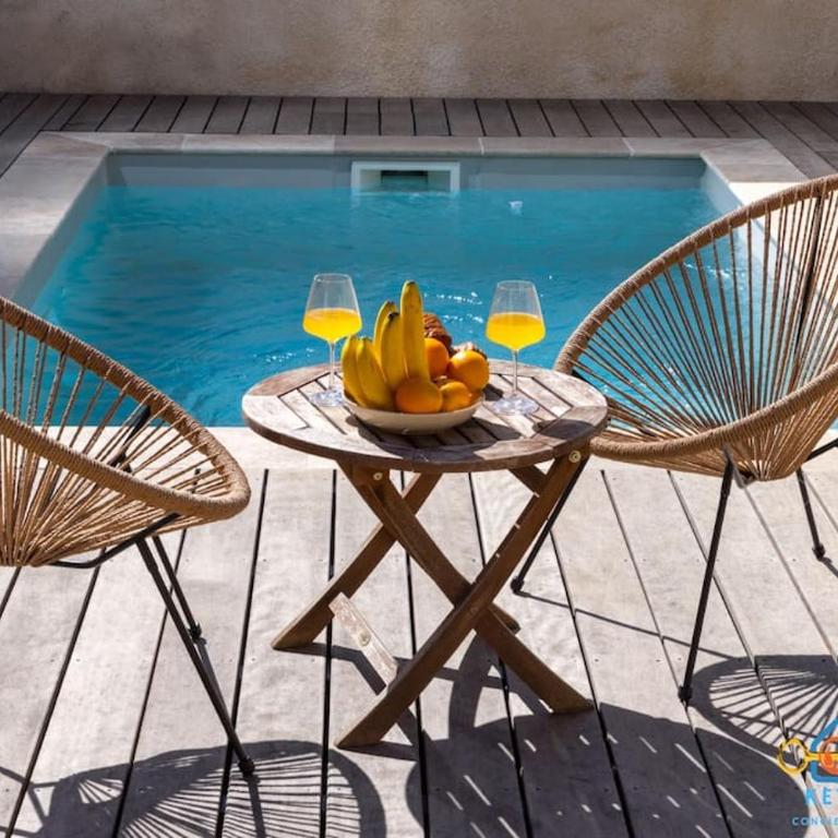 Maison Jade - Villa avec piscine - Barbecue - Calme - Four-Bedroom House - 27