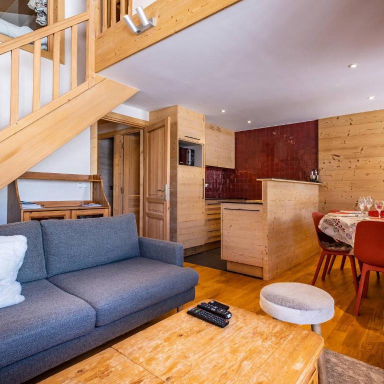 Grand appartement 3 chambres, mezzanine, balcon, proche pistes, parking couvert, Label Méribel - FR-1-355-198 - Appartement (8 Adultes) - 4