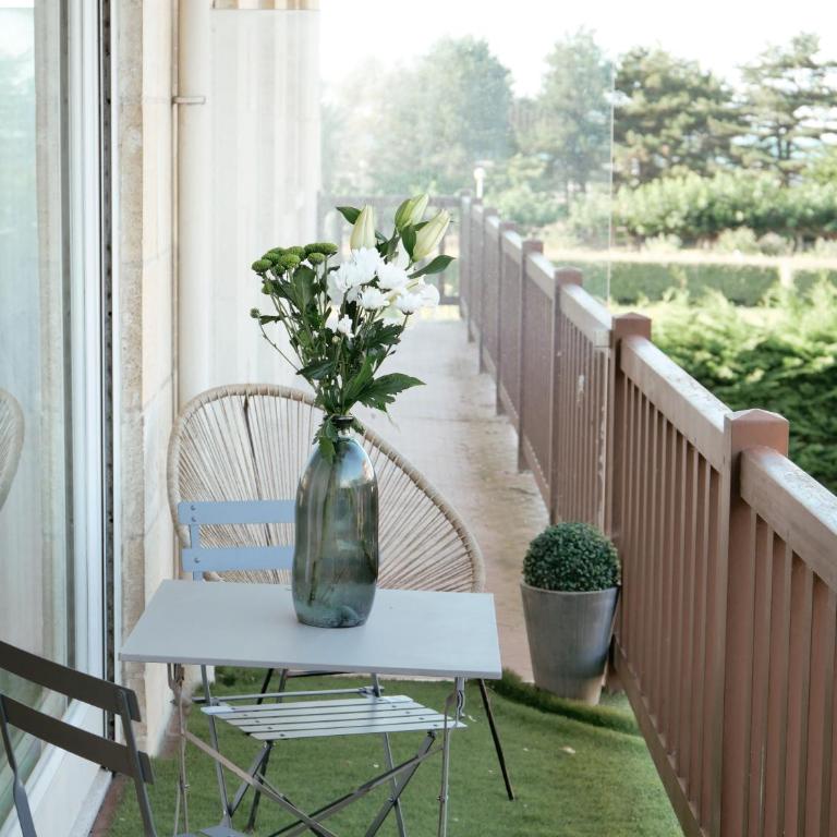 Vue mer balcon et parking privé plage à une minute - Appartement 1 Chambre - 9