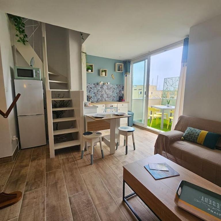Charmant Duplex, Ambiance Nature avec vue sur les bateaux - Appartement 2 Chambres - 34