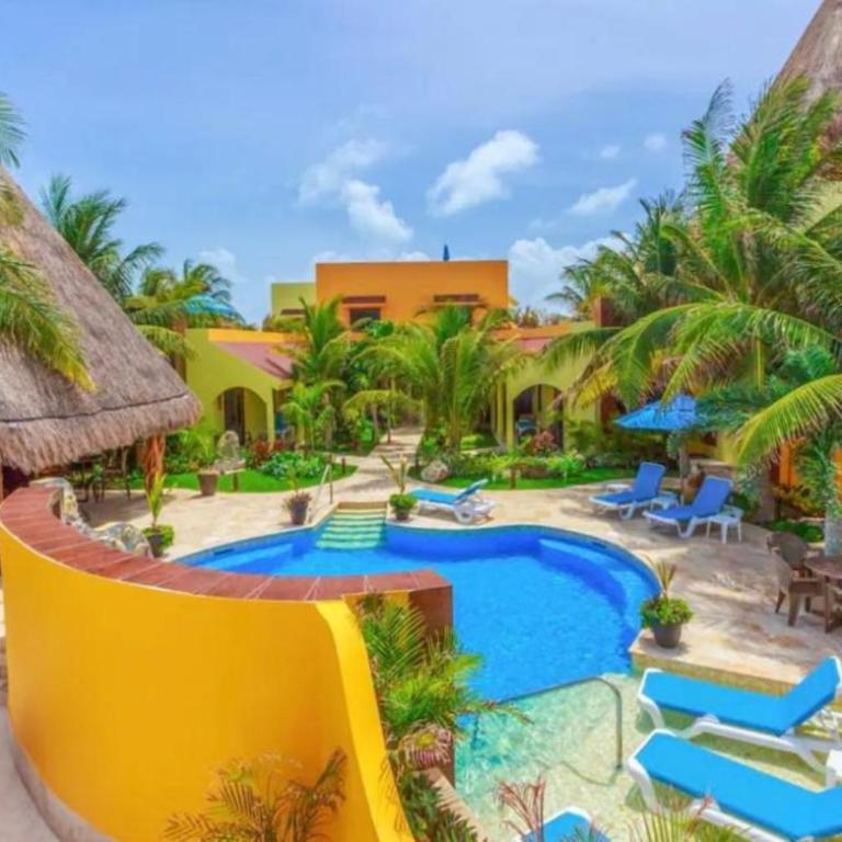 Apartamento tropical de lujo privado Isla Mujeres Mexico - One-Bedroom Apartment - 3