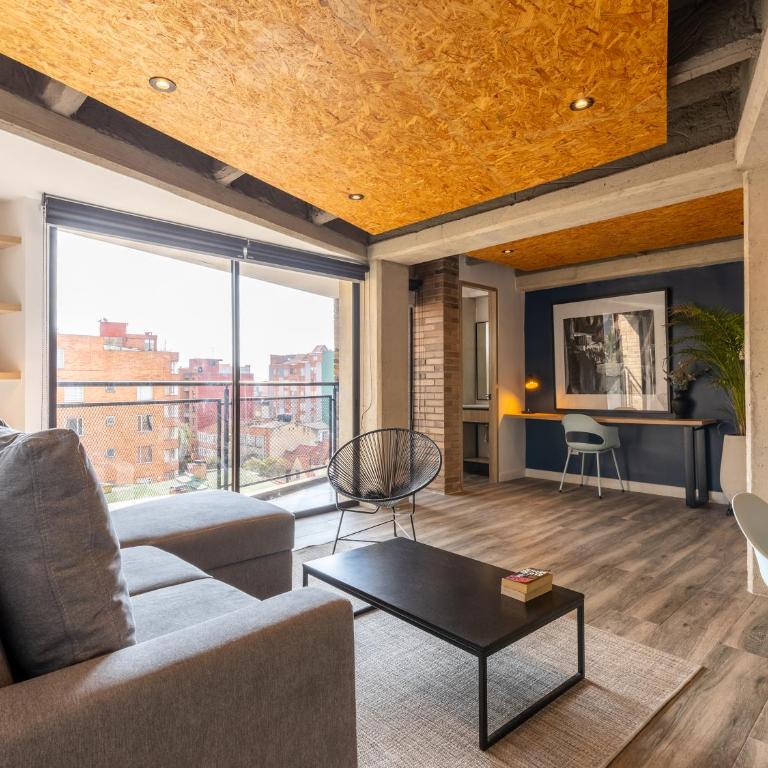 Amazing Loft in Chapinero - Apartamento de 1 dormitorio con vistas al lago - 2