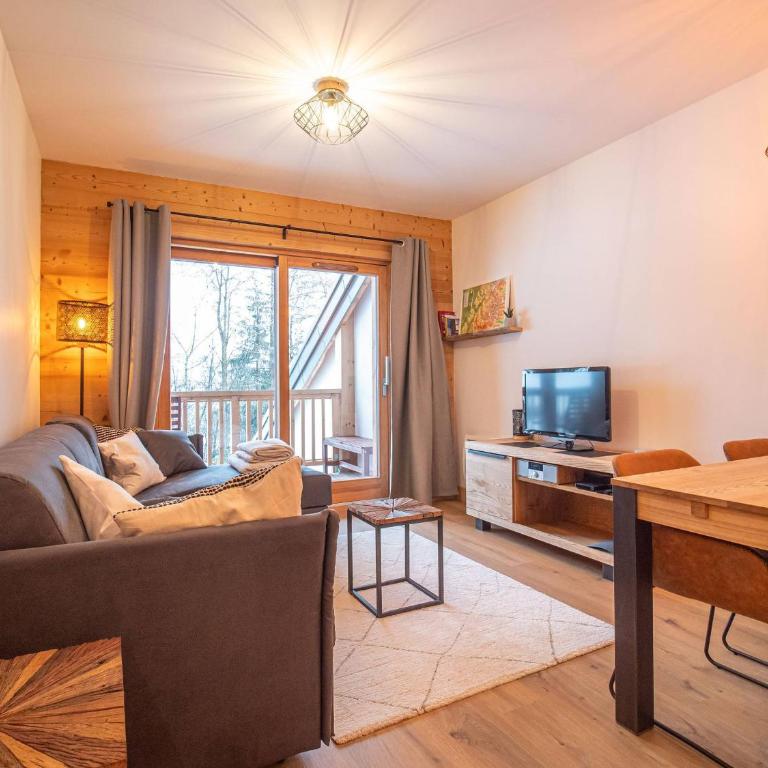Valmorel: Appt 6 pers, 2 ch, parking, wifi, skis aux pieds - FR-1-356-511 - Apartamento - 1