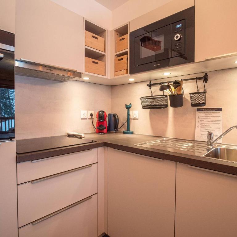 Valmorel: Appt 6 pers, 2 ch, parking, wifi, skis aux pieds - FR-1-356-511 - Apartamento - 7