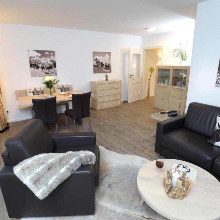 Ferienwohnungen Gerlach - Apartment mit 1 Schlafzimmer und Balkon - 1