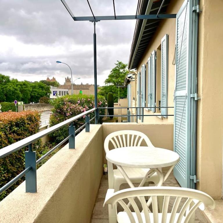 147 - Vue Cité Médiévale et Parking - Appartement 2 Chambres - 11
