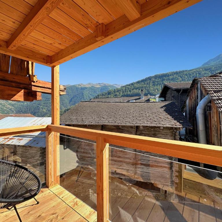 Pilanous House - Penthouse suite - Swiss Alps - Apartment mit 2 Schlafzimmern und Terrasse - 12