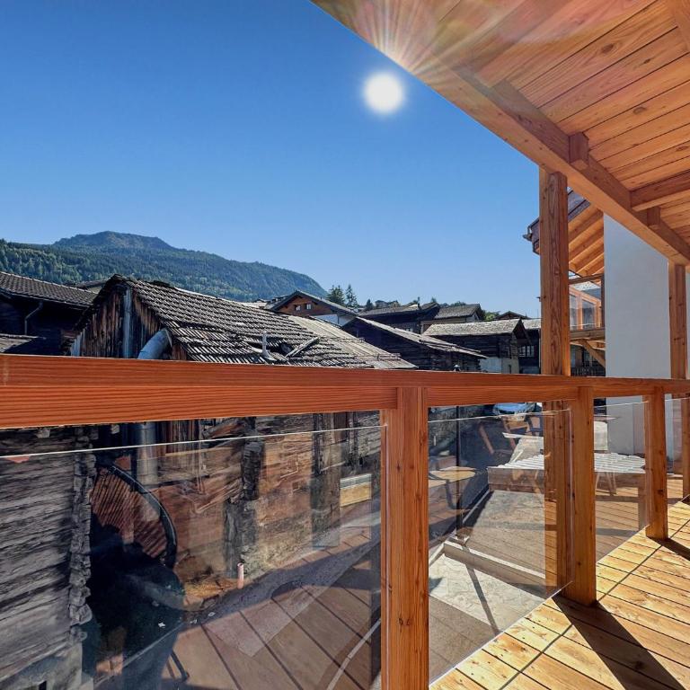 Pilanous House - Penthouse suite - Swiss Alps - Apartment mit 2 Schlafzimmern und Terrasse - 13