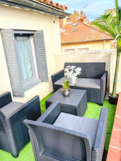 Studio cosy - 2 pers - Béziers - Centre - Terrasse - Clim - Appartamento con 1 Camera da Letto - 3