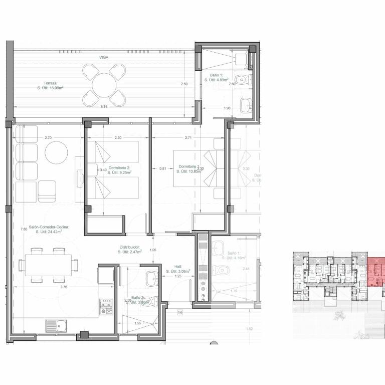Oliva Suites - Apartamento de 2 dormitorios - 7