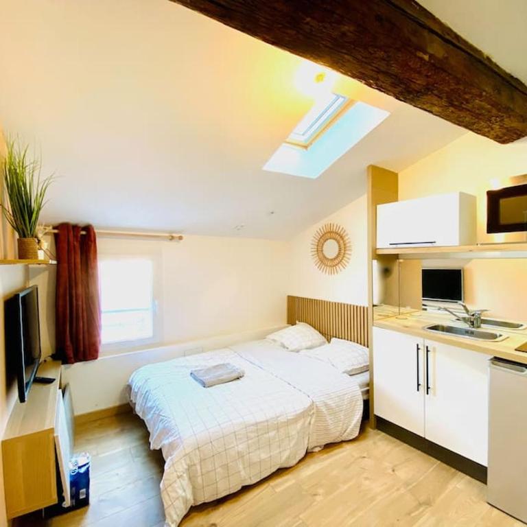 Tiny Flat - Coeur de ville studio sous les toits - Appartamento Monolocale - 8
