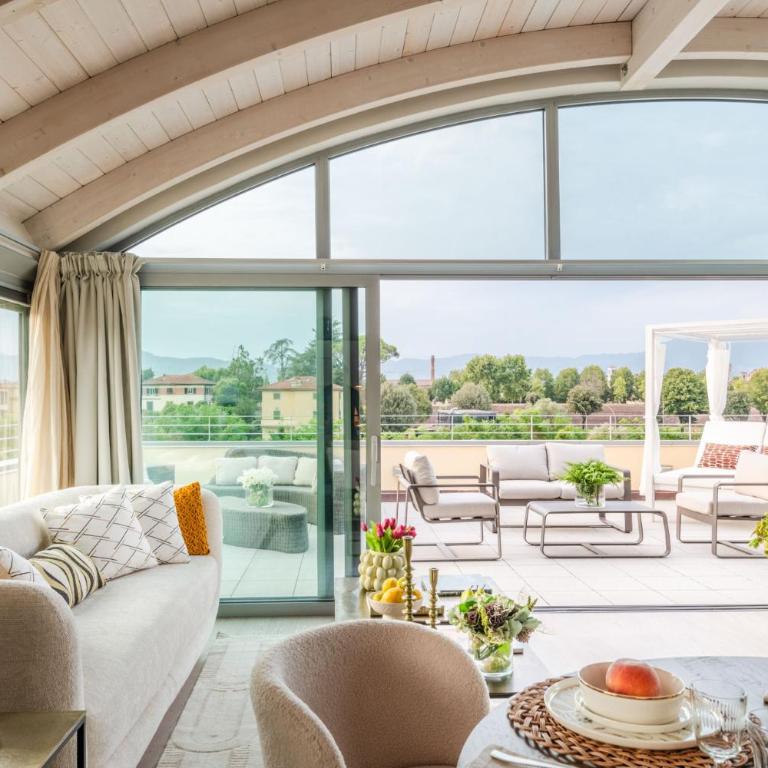 Luce Terrace Panoramic Loft with Elevator, Park in Lucca - Appartamento con 2 Camere da Letto - 39