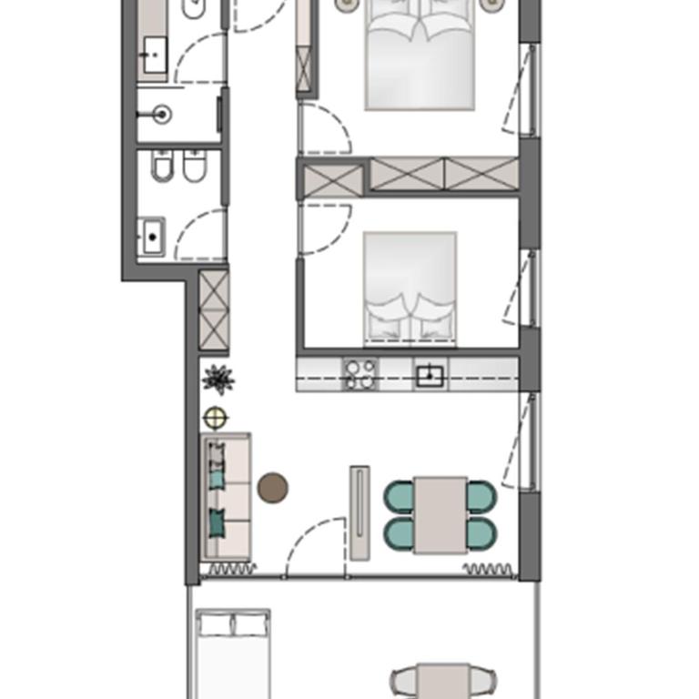 Hilburgerhof - Appartamento con 2 Camere da Letto - 4