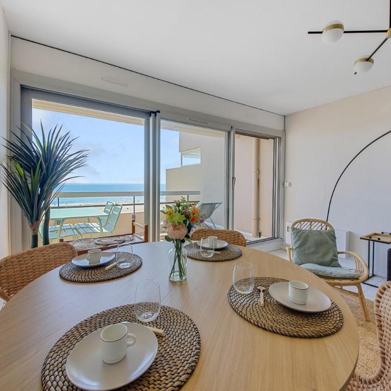 La Perle - Vue Mer, Parking Privée Clos, Traversant ,Tv 4K, Fibre - Appartement - Vue sur Mer - 10