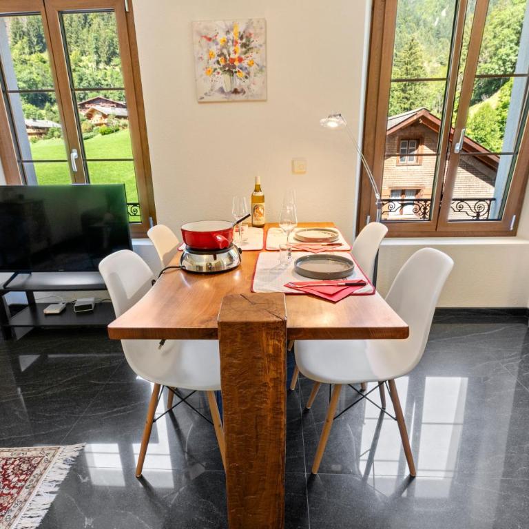 Appartement moderne et élégant à Château d'Oex - Apartment mit 1 Schlafzimmer - 3
