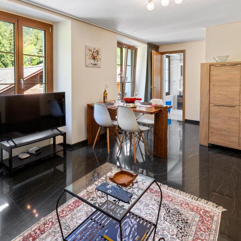 Appartement moderne et élégant à Château d'Oex - Apartment mit 1 Schlafzimmer - 1