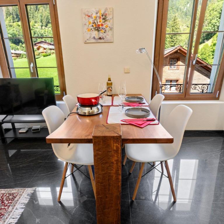 Appartement moderne et élégant à Château d'Oex - Apartment mit 1 Schlafzimmer - 10