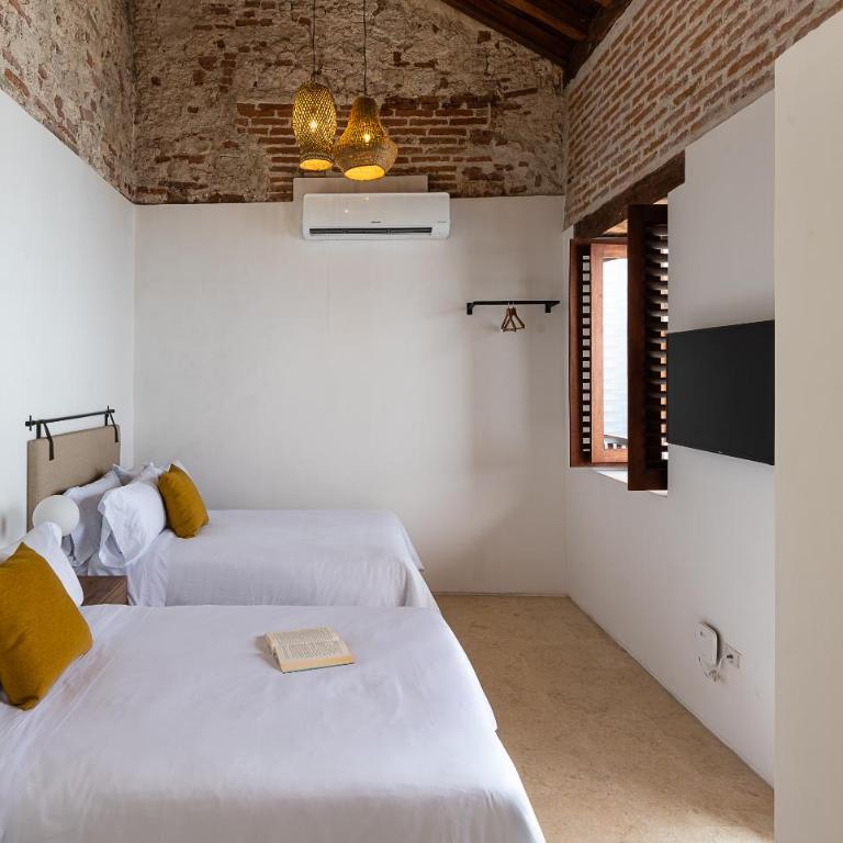 Voila Getsemani - Habitación Doble Superior - 2 camas - 1