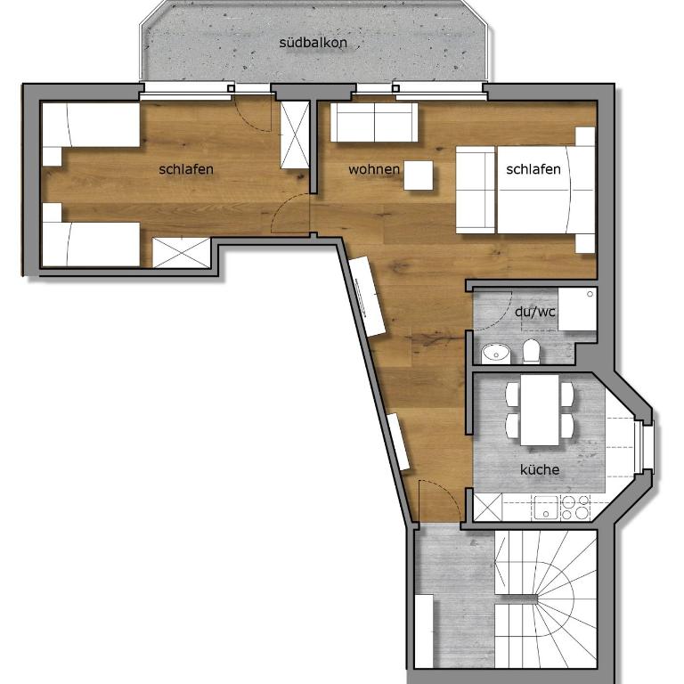 Haus Samurai - Apartment mit Blick auf die Berge - 9