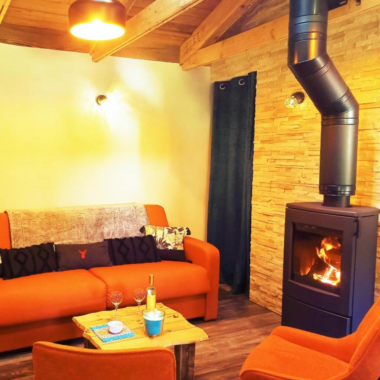 "Le Cabanon cendré" petit chalet cosy au coeur de Gérardmer - Chalet 1 Chambre - 6