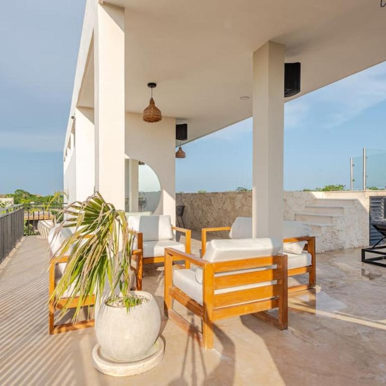 2 Recamaras a 6 minutos de la playa Tulum - Apartamento de 2 dormitorios con balcón y terraza - 2