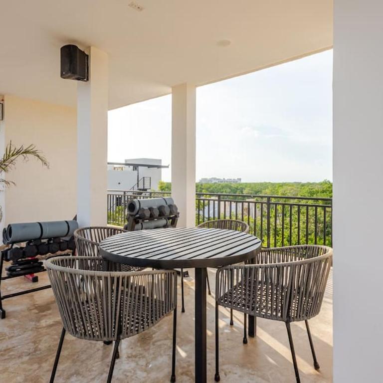 2 Recamaras a 6 minutos de la playa Tulum - Apartamento de 2 dormitorios con balcón y terraza - 7