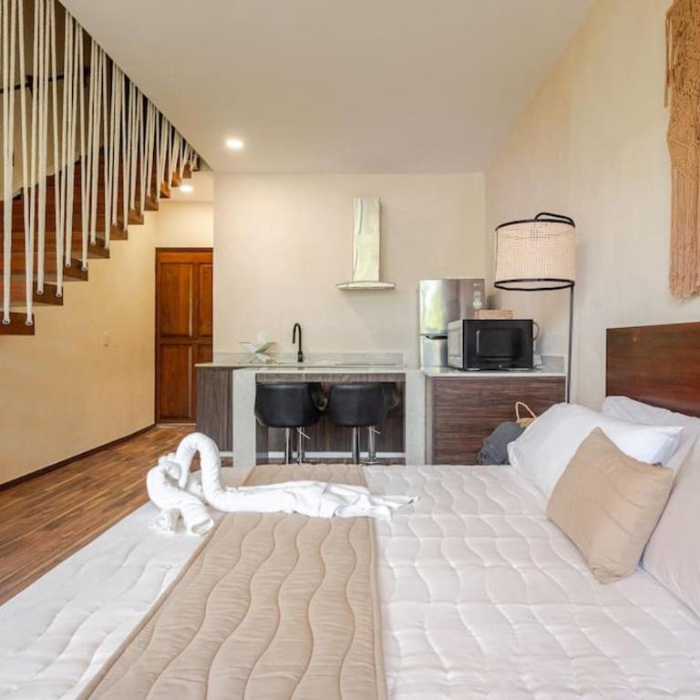 2 Recamaras a 6 minutos de la playa Tulum - Apartamento de 2 dormitorios con balcón y terraza - 16