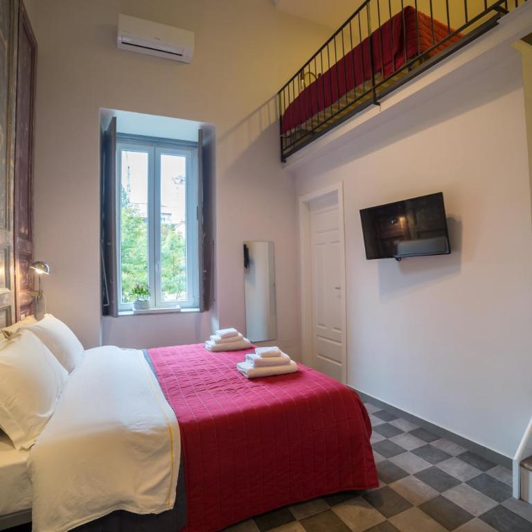 The Foria House by House In Naples - Camera Quadrupla con Vista Giardino - 9