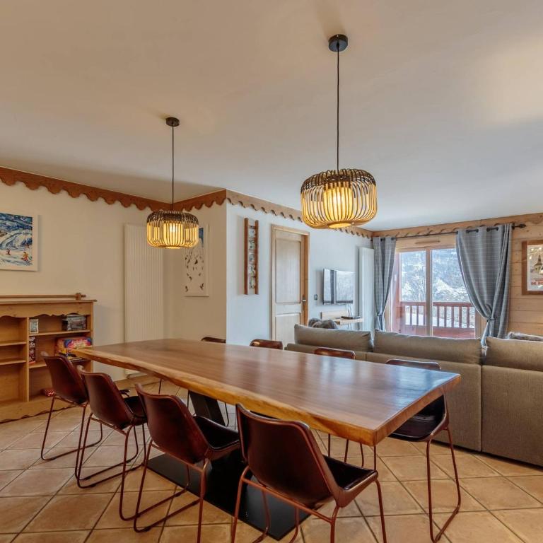 Appartement spacieux 8 pers avec balcon et accès piscine, sauna, hammam et salle de sport - Appartement 3 Chambres - 9