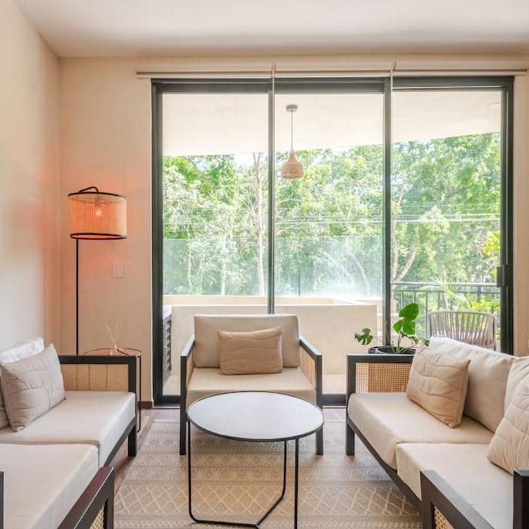 Alberca y balcon privado a 6 minutos de la playa - Two-Bedroom Apartment with Private Pool - 8