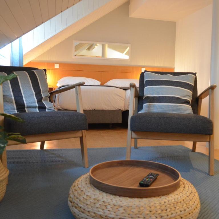Hotel des Alpes - Studio Duplex avec Terrasse - 5