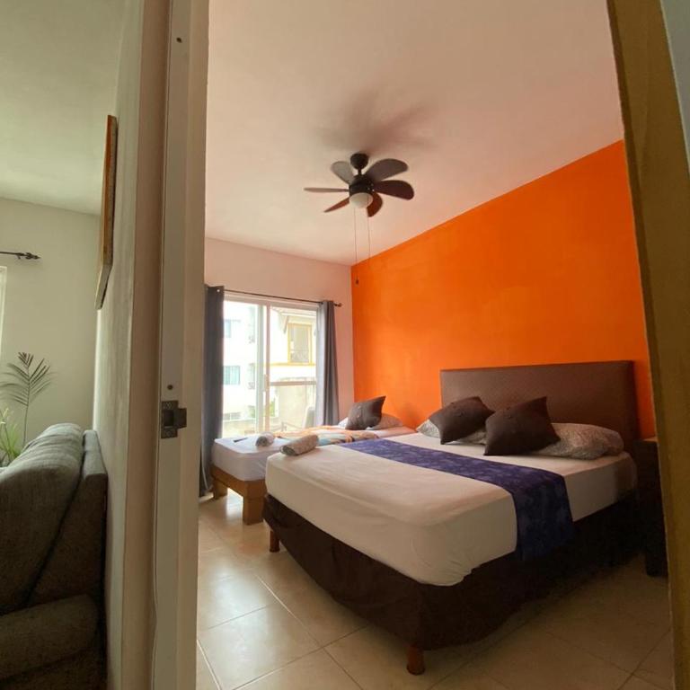 Apartamento En Fraccionamiento Privado 6 Personas, 5 Camas, Piscina cerca de la Playa - Two-Bedroom Apartment - 9